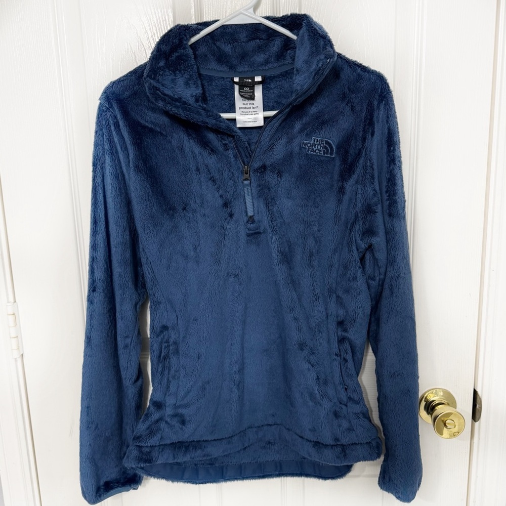 Blue North Face Osito Pullover